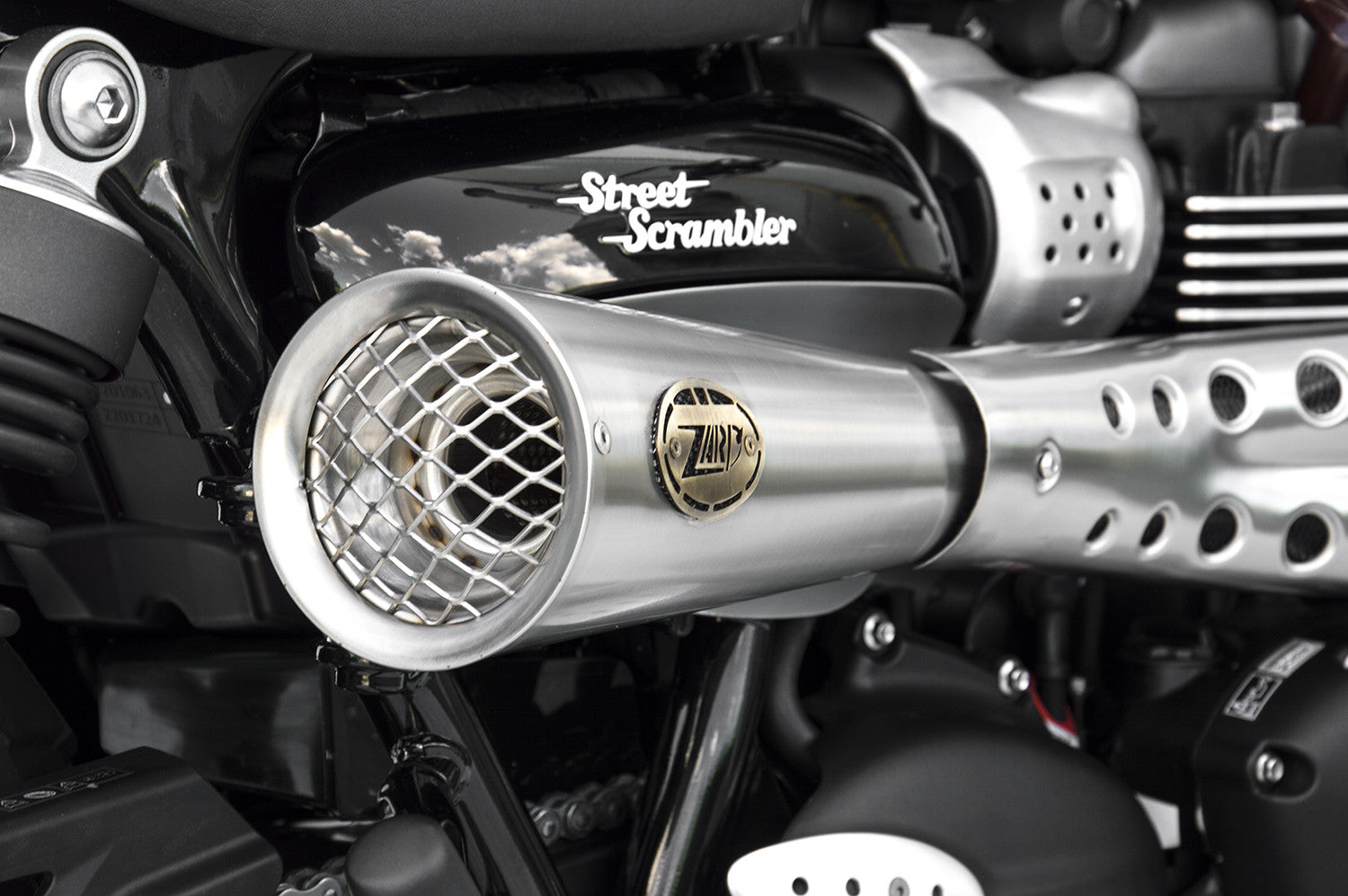 ZARD Exhaust "Tiger 70" Full Kit Triumph Street Scrambler 900 2017-2020 - Adventure Parts