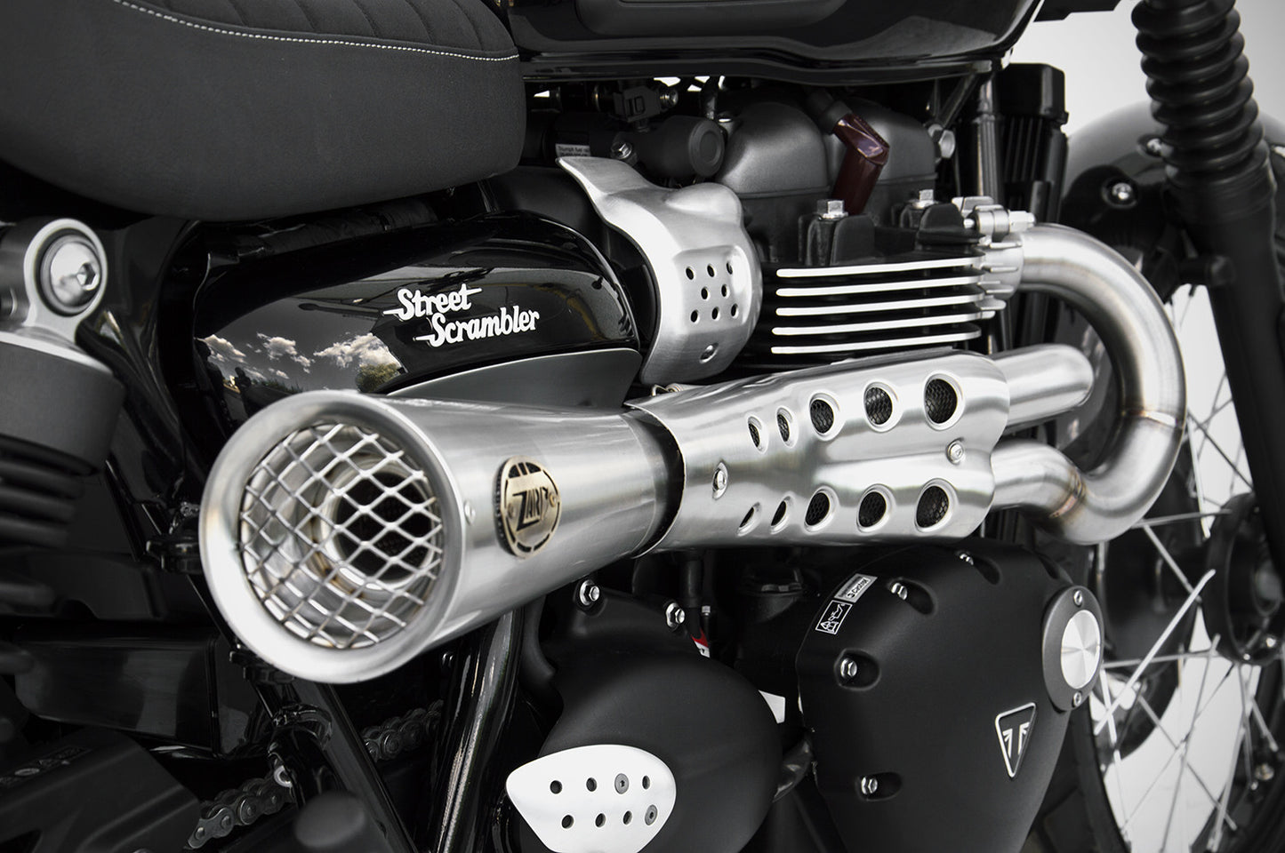ZARD Exhaust "Tiger 70" Full Kit Triumph Street Scrambler 900 2017-2020 - Adventure Parts