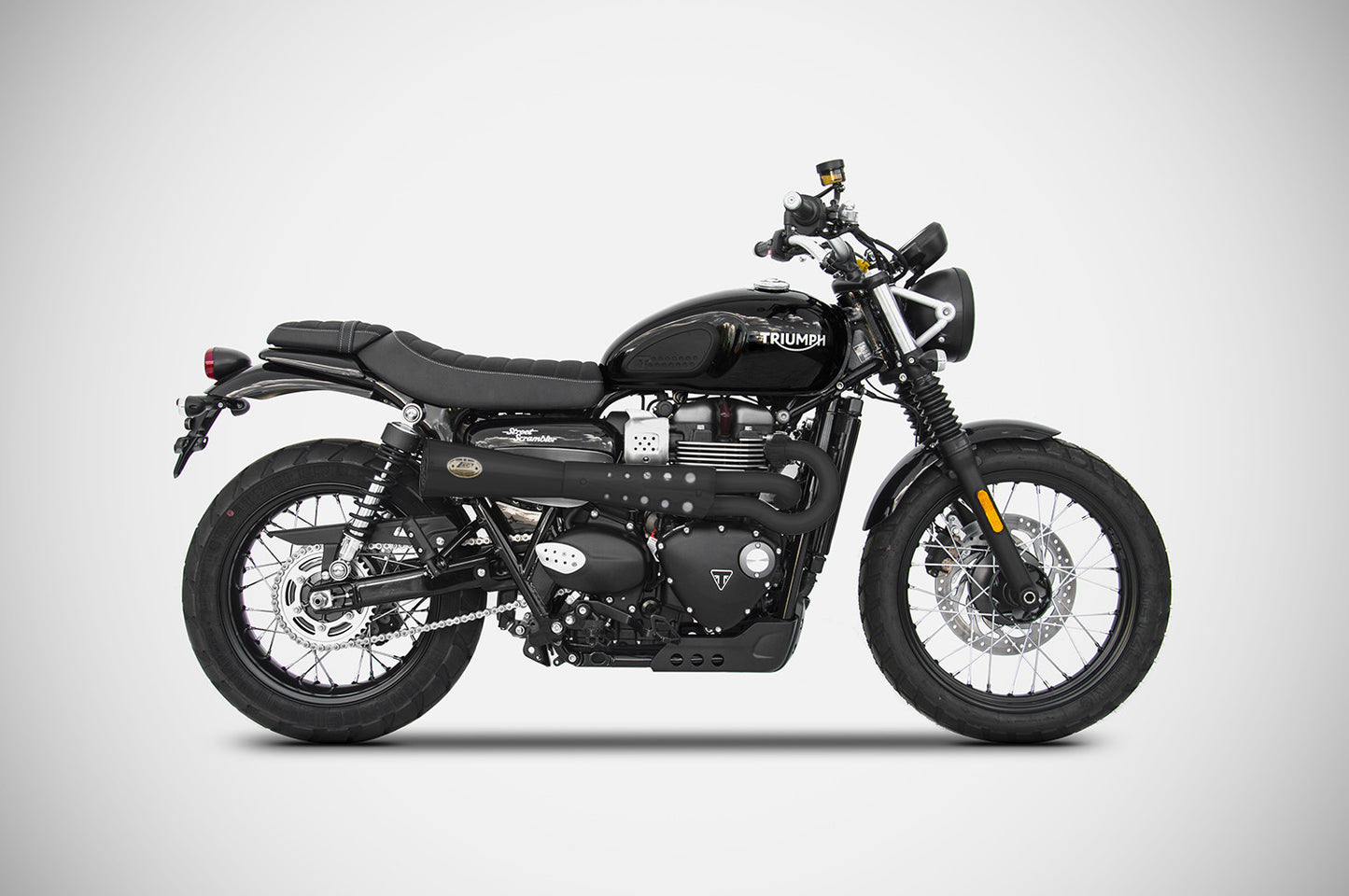 ZARD Exhaust "Tiger 70" Full Kit Triumph Street Scrambler 900 2017-2020 - Adventure Parts