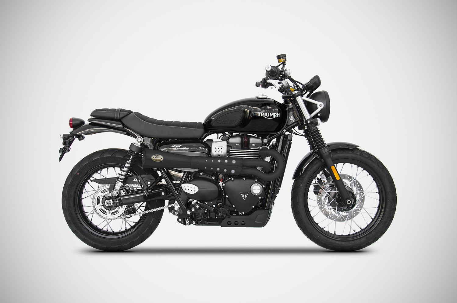 ZARD Exhaust "Tiger 70" Full Kit Triumph Street Scrambler 900 2017-2020 - Adventure Parts