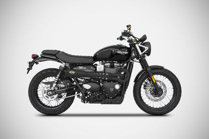ZARD Exhaust "Tiger 70" Full Kit Triumph Street Scrambler 900 2017-2020 - Adventure Parts