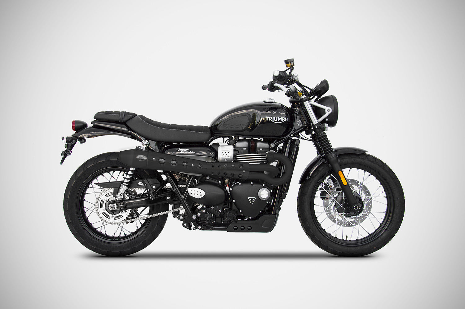 ZARD Exhaust High "Conical" Full Kit Triumph Street Scrambler 900 2017-2020 - Adventure Parts