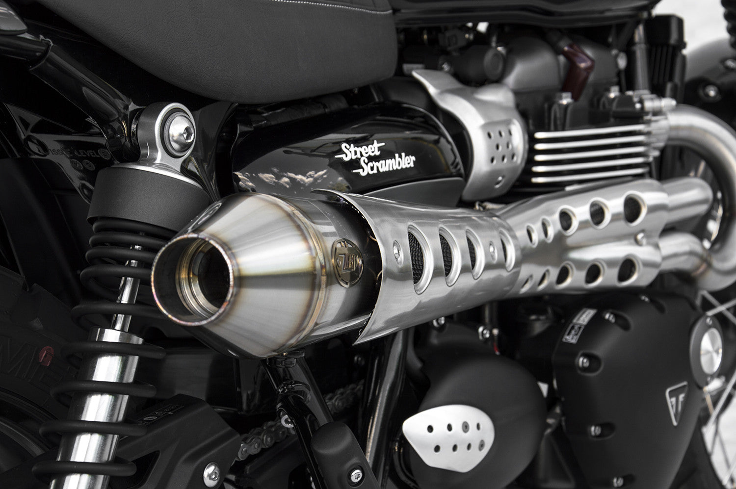 ZARD Exhaust High "Conical" Full Kit Triumph Street Scrambler 900 2017-2020 - Adventure Parts