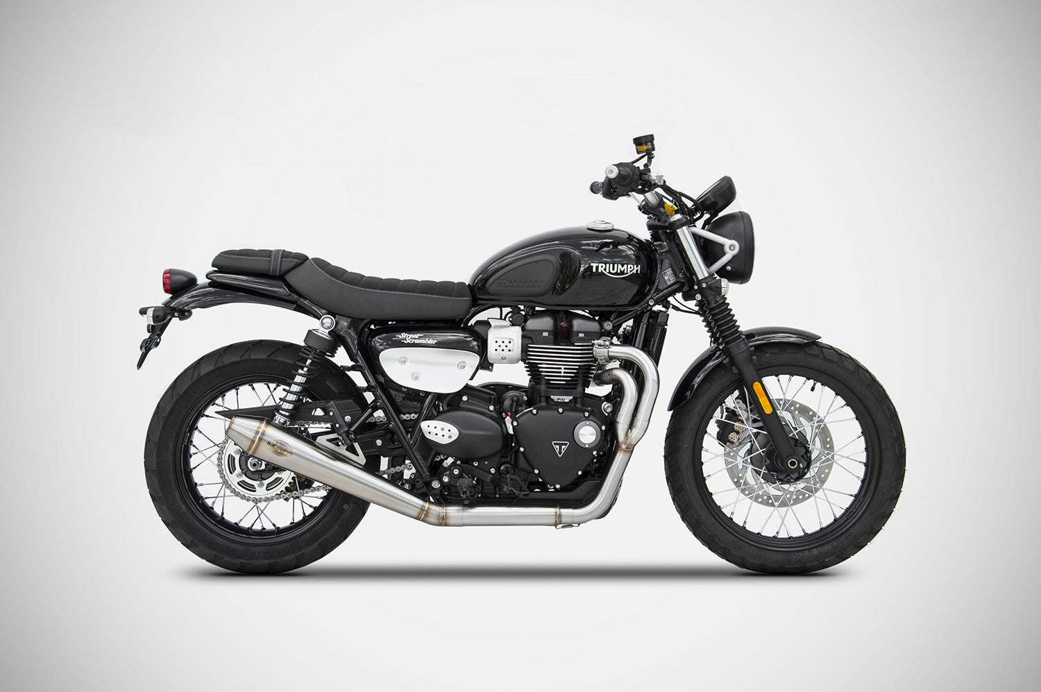 ZARD "Cross" Low Full Kit Exhaust Triumph Street Scrambler 900 2017-2020 - Adventure Parts