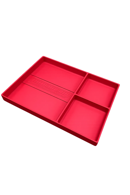 Straightline Performance Performance Heavy-Duty Silicone Tool Tray – Weather-Resistant 3-Pocket Organizer