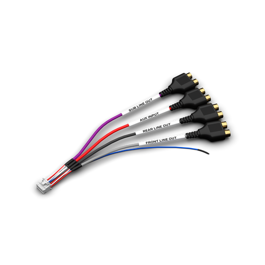 Rockford Fosgate Replacement PMX-HD9813 RCA Signal Harness