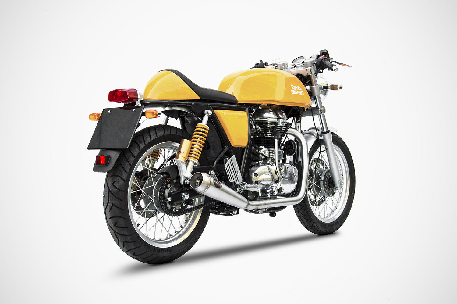 ZARD Exhaust Full Kit 1:1 Royal Enfield Continental Gt 535 2014-2016 - Adventure Parts
