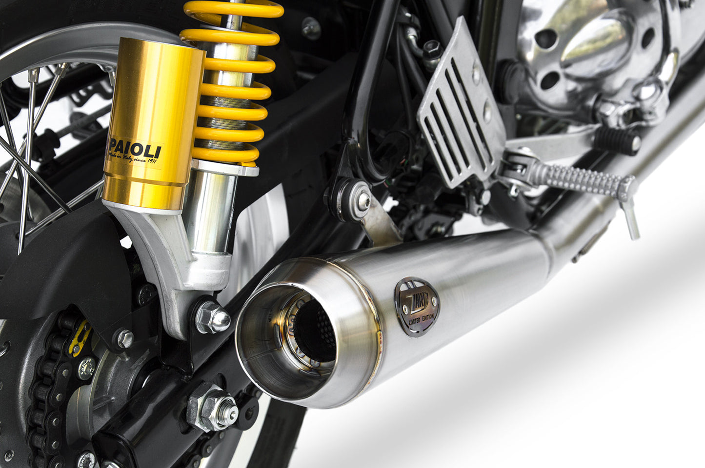 ZARD Exhaust Full Kit 1:1 Royal Enfield Continental Gt 535 2014-2016 - Adventure Parts