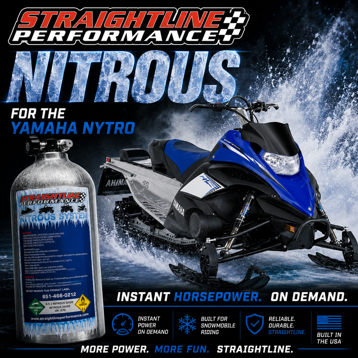 Straightline Performance Nitrous Kit Yamaha Nytro 2006-2023
