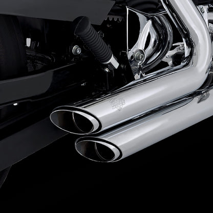 Vance & Hines Slip-On Shortshots Staggered Chrome 2018-2023