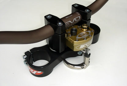 Scotts SUB Mount Steering Stabilizer Kit w/ Triple Clamp Yamaha YZ450FX 2016-2022 - Adventure Parts