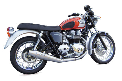 ZARD Exhaust-Injection "Conical Low Mount" Full Kit Triumph Thruxton 900 2008-2016 - Adventure Parts