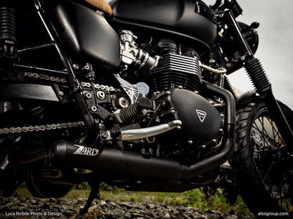 ZARD Full Kit "Cross" Injection Exhaust Triumph Thruxton 900 2008-2016