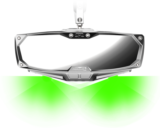 Seizmik Mirror Halo-RA LED Rearview with Cast Aluminum Bezel – Polaris RZR Pro XP - Adventure Parts