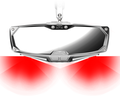 Seizmik Mirror Halo-RA LED Rearview with Cast Aluminum Bezel – Polaris RZR Pro XP - Adventure Parts