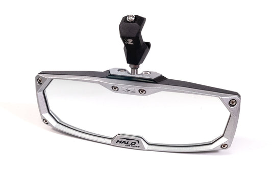 Seizmik Mirror Halo-RA CAST Rearview with Cast Aluminum Bezel – Polaris Pro-Fit Header Panel