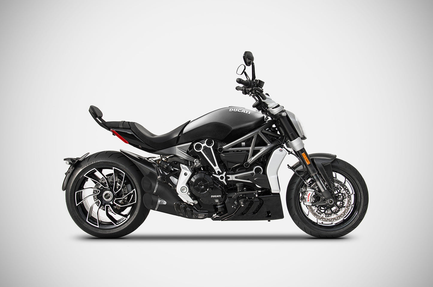 ZARD Carbon Back Plate Holder Fender Ducati Xdiavel 2016-2020