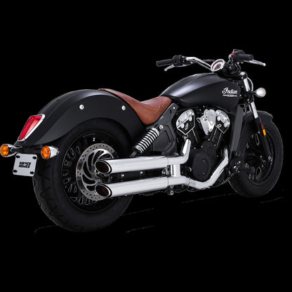 Vance & Hines Slip-On Twin Slash 3″ Chrome - Adventure Parts