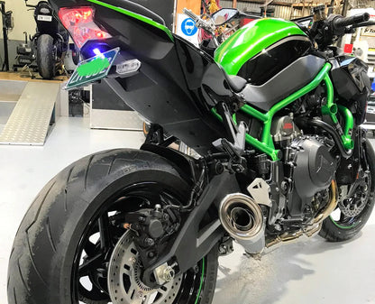 Vandemon Polished Titanium Exhaust System Kawasaki Ninja ZH2 2020-2026