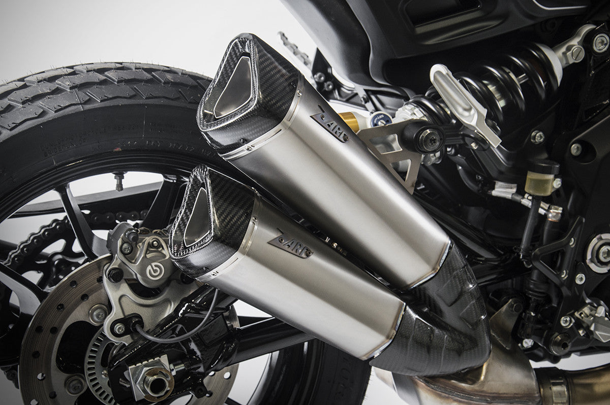 ZARD Exhaust Slip-Ons Indian Ftr 1200 2018-2020 - Adventure Parts