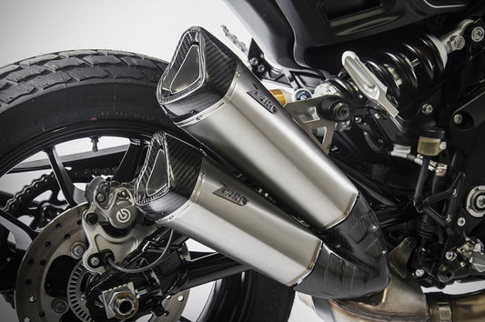 ZARD Exhaust Slip-Ons Indian Ftr 1200 2018-2020