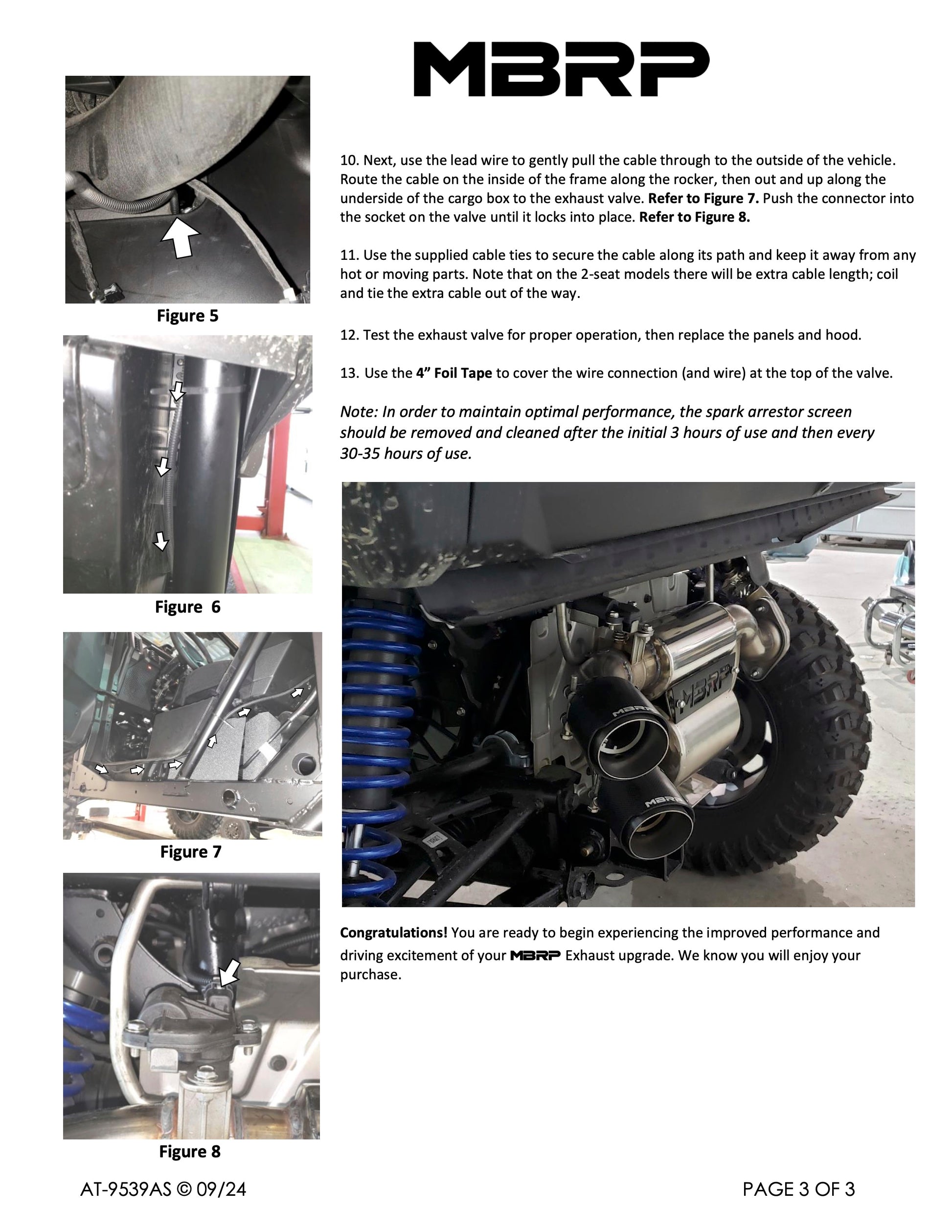MBRP Slip-on Stacked Dual Out Active Exhaust Polaris Xpedition 2024-2025 - Adventure Parts