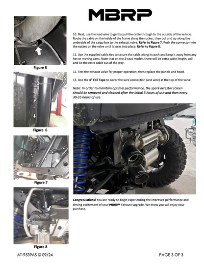 MBRP Slip-on Stacked Dual Out Active Exhaust Polaris Xpedition 2024-2025 - Adventure Parts