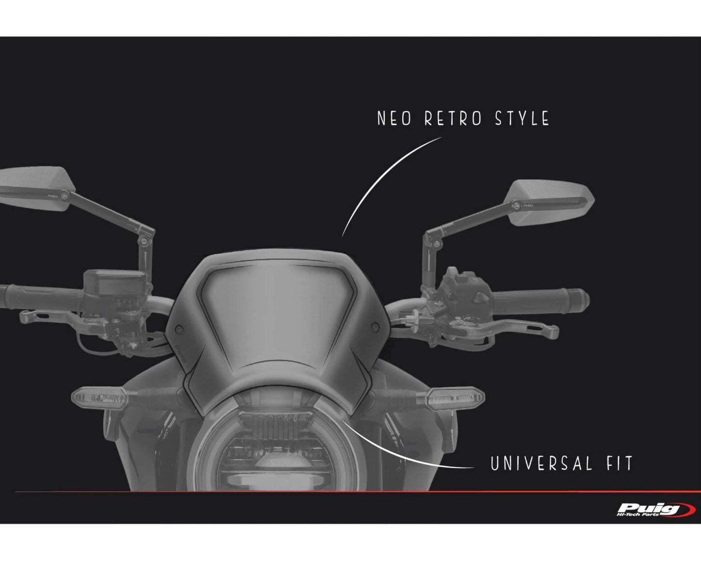 Puig ALU Frontal Plate HONDA SCL500 2023-2025