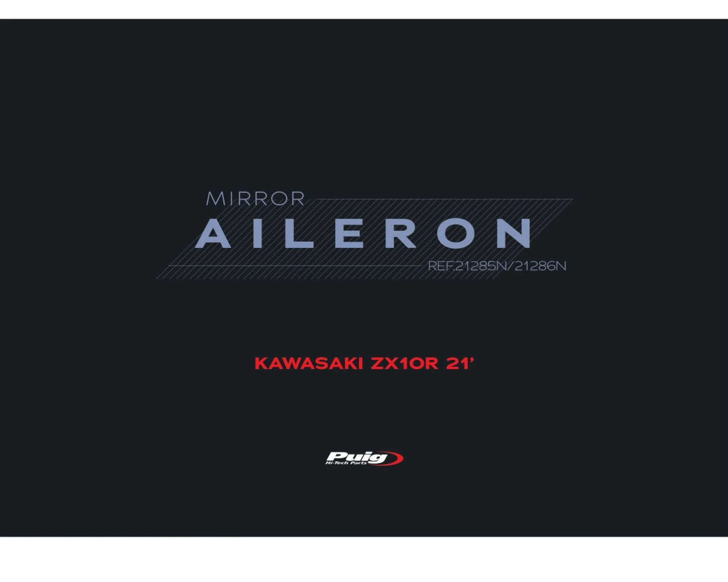 Puig Rearview Mirror Aileron Left Kawasaki Ninja 400 2018-2025 - Adventure Parts