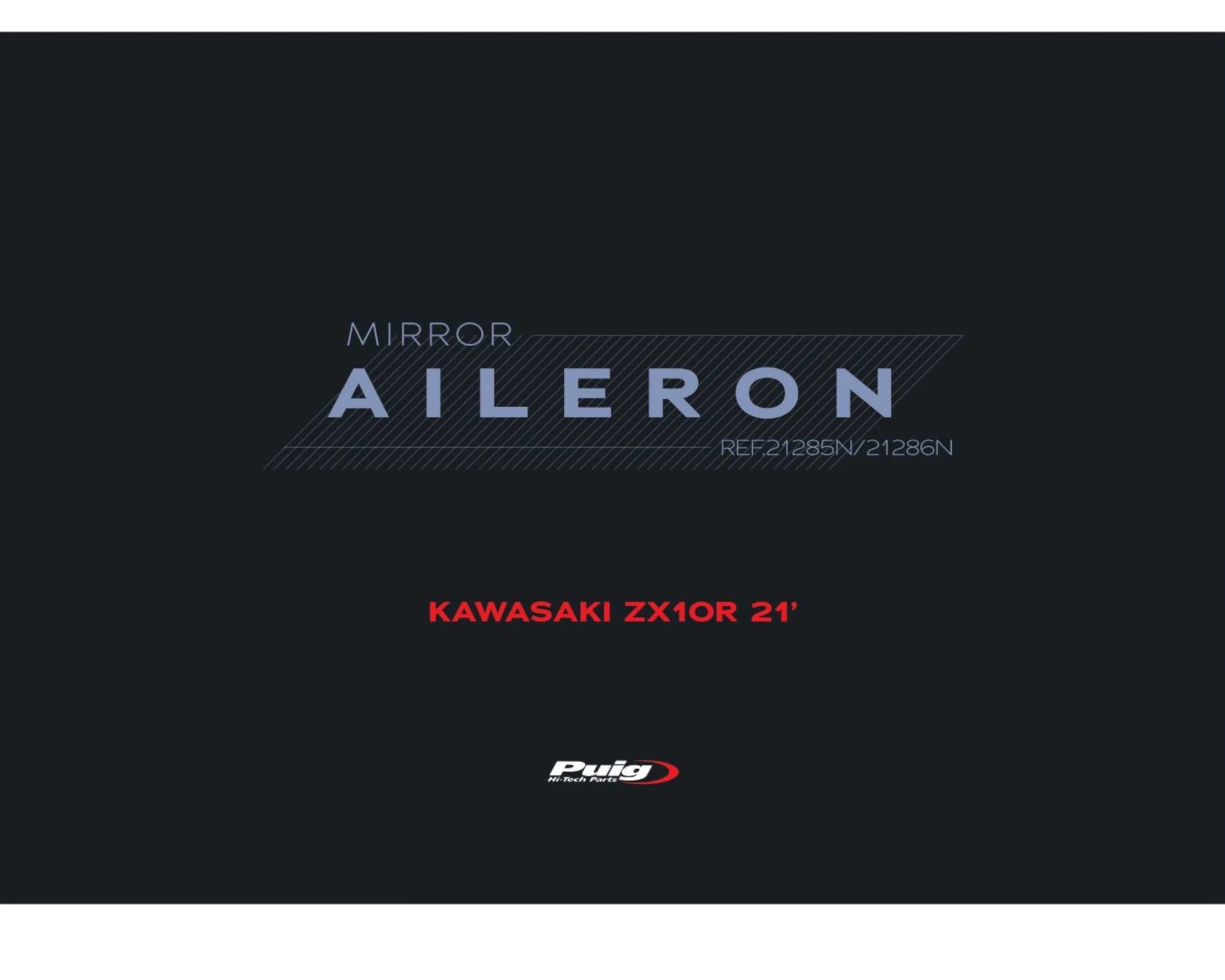 Puig Rearview Mirror Aileron Left Kawasaki Ninja 400 2018-2025 - Adventure Parts