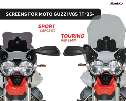 Puig Touring Screen MOTO GUZZI V85 STRADA 2024-2026 - Adventure Parts