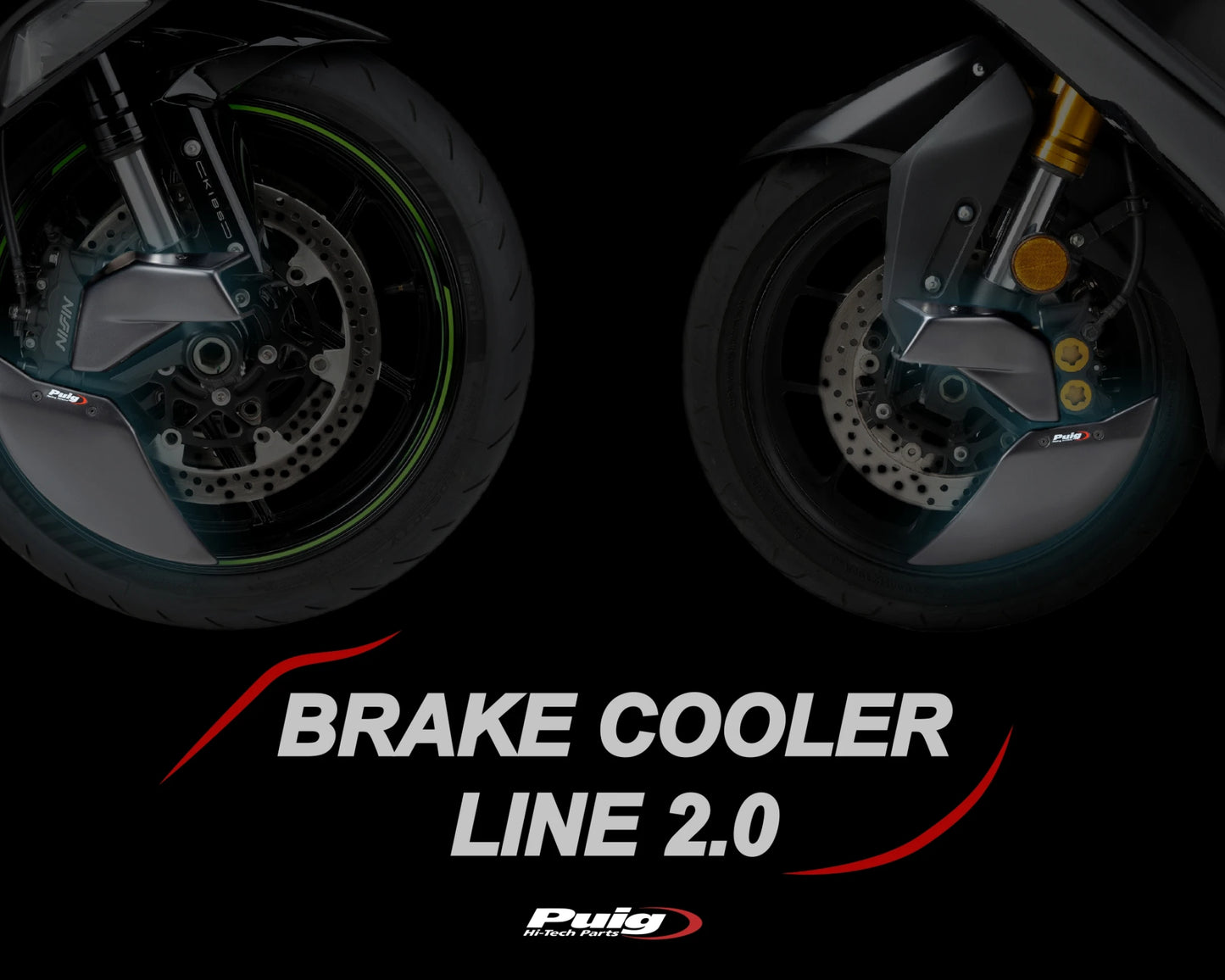 Puig Brake Cooler 2.0 Kawasaki Z900 2025-2026 - Adventure Parts