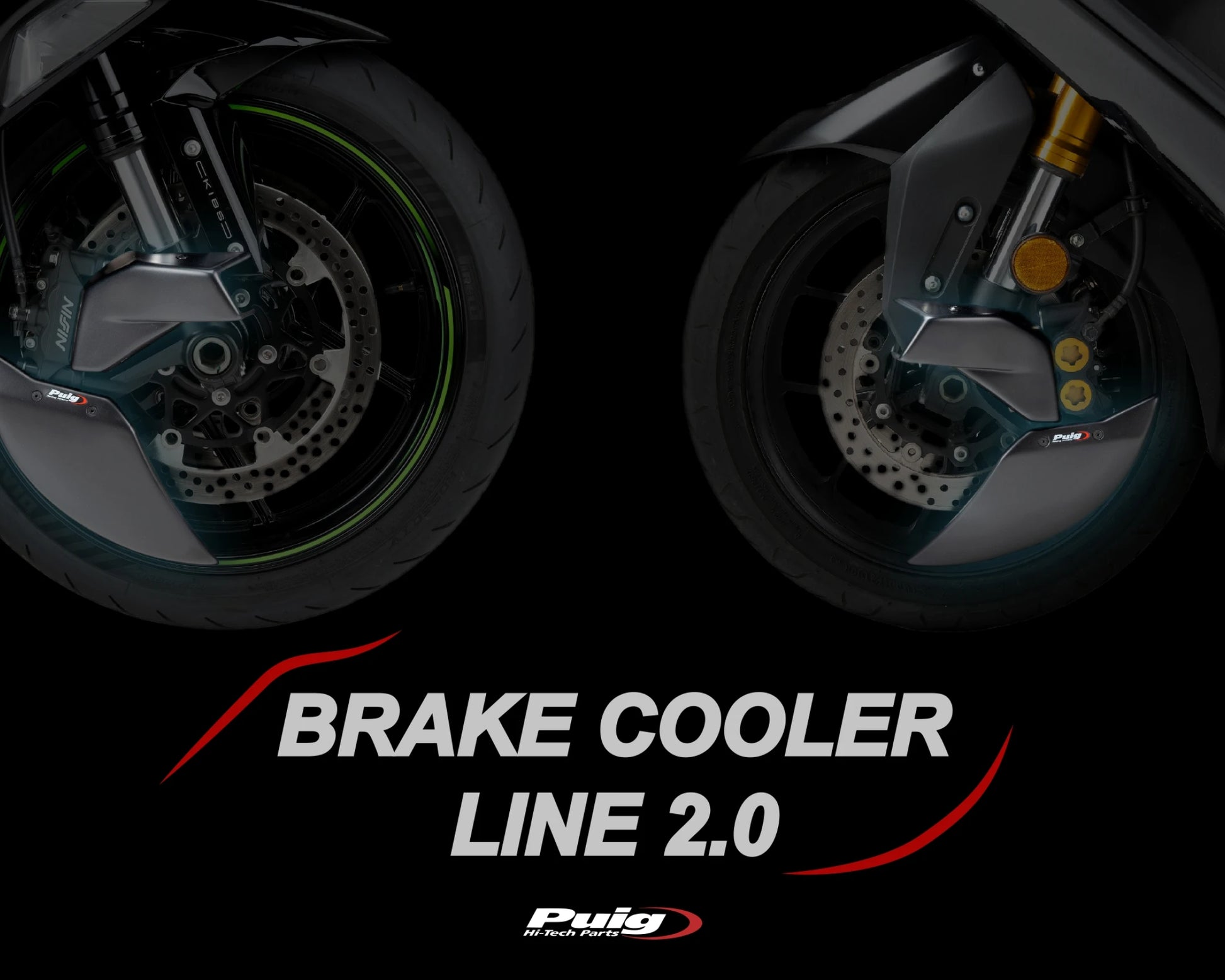 Puig Brake Cooler 2.0 Kawasaki Z900 2025-2026 - Adventure Parts