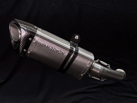 Vandemon Titanium Slip-On Muffler Cat-Delete KTM 390 DUKE 2013-2021