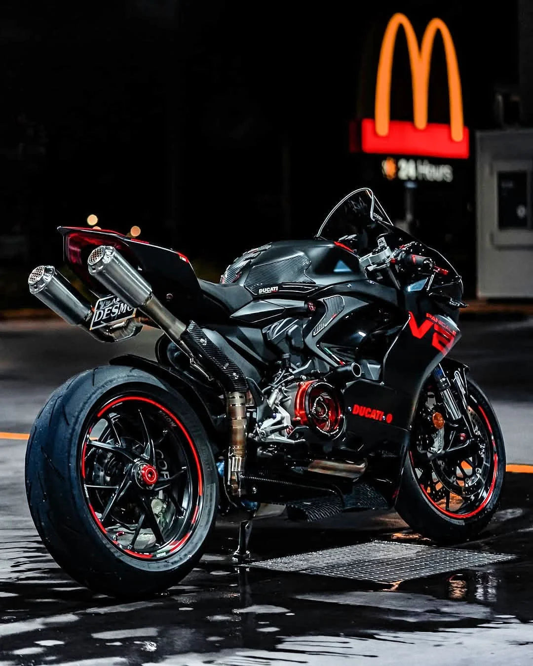 Vandemon Titanium Slip-On Exhaust Ducati Panigale/ Streetfighter V2 High Mount 2020-2024