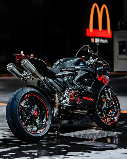 Vandemon Titanium Slip-On Exhaust Ducati Panigale/ Streetfighter V2 High Mount 2020-2024