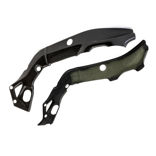 Hotbodies Racing Carbon Fiber Frame Guards BMW S1000RR 2020-2025 - Adventure Parts