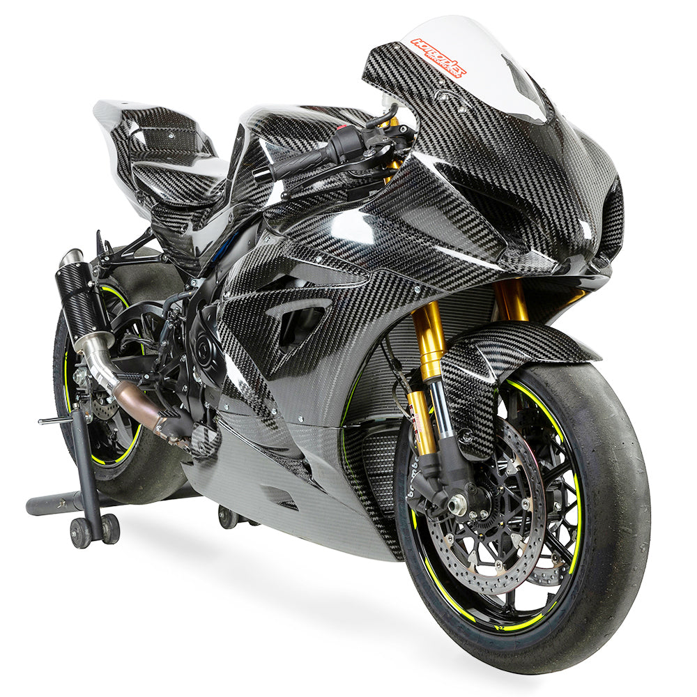 Hotbodies Racing Race Bodywork Primer Gray Suzuki SV650 2017-2025 - Adventure Parts
