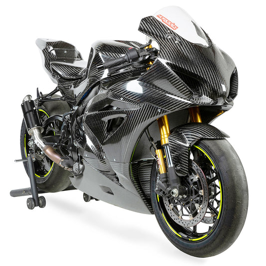 Hotbodies Racing Race Bodywork Primer Gray Suzuki SV650 2017-2025 - Adventure Parts