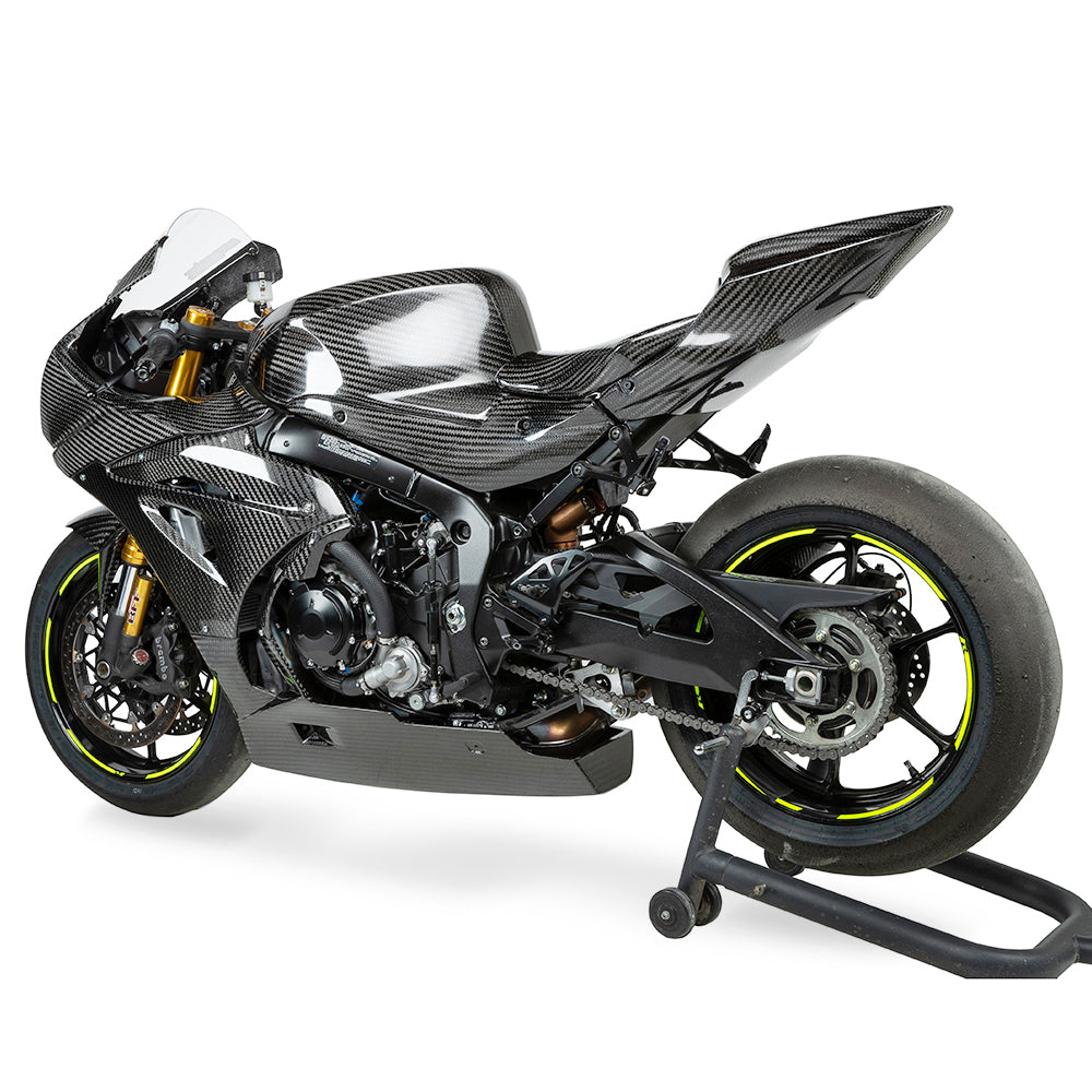 Hotbodies Racing Race Bodywork Primer Gray Suzuki SV650 2017-2025 - Adventure Parts