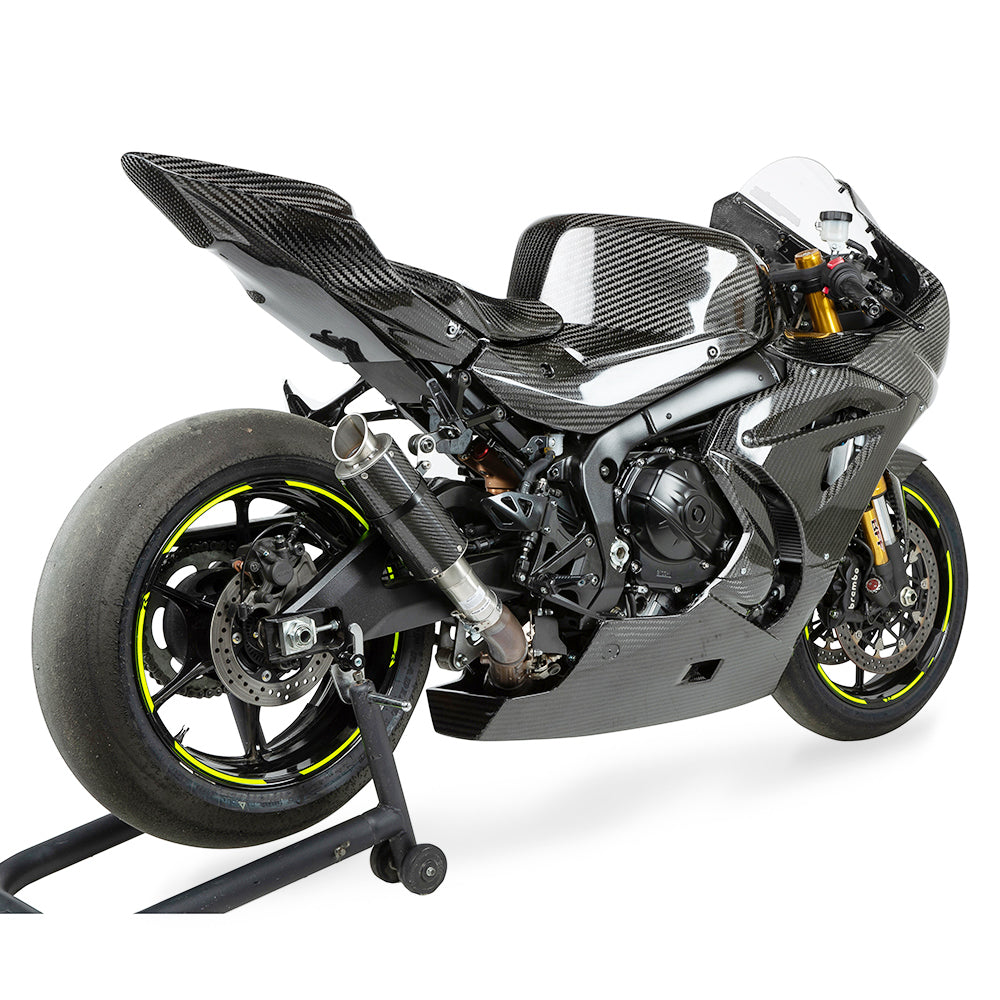 Hotbodies Racing Race Bodywork Primer Gray Suzuki SV650 2017-2025 - Adventure Parts