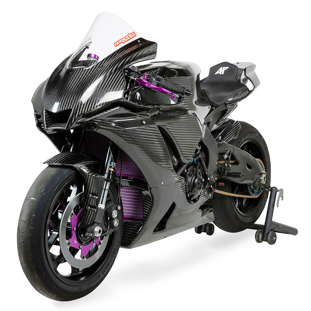 Hotbodies Racing Carbon Fiber 400g Race Bodywork Yamaha YZF-R1/M 2021-2024 - Adventure Parts