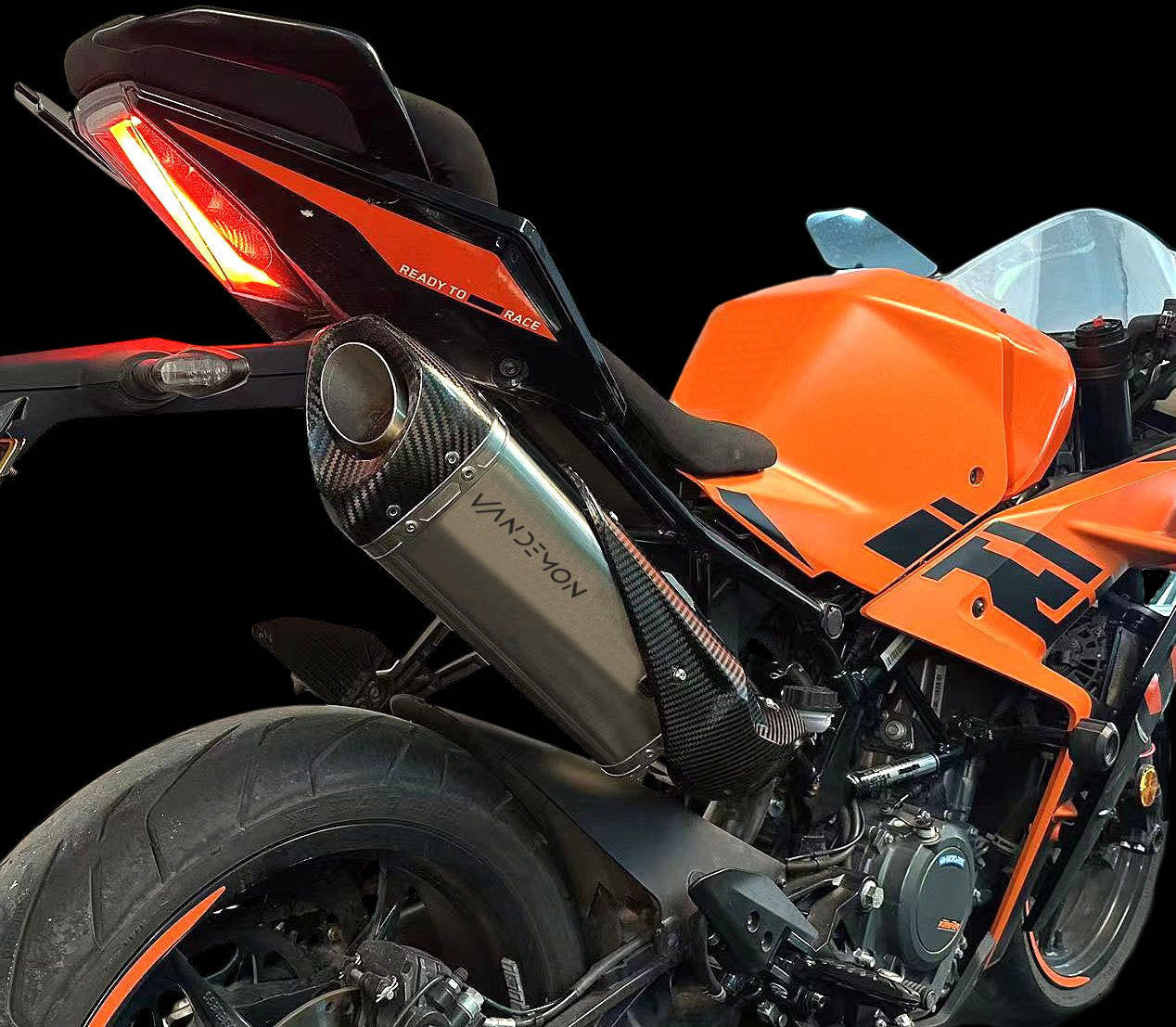 Vandemon Titanium Exhaust System KTM RC 390 & 390 DUKE Gen 2 2022-2025
