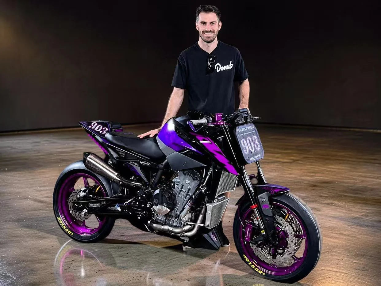 Vandemon Titanium Exhaust System & Cat Delete KTM 790/890 Duke & R 2017-2026