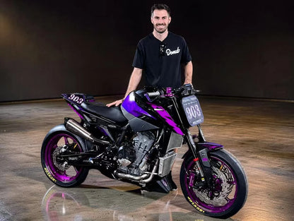 Vandemon Titanium Exhaust System & Cat Delete KTM 790/890 Duke & R 2017-2026