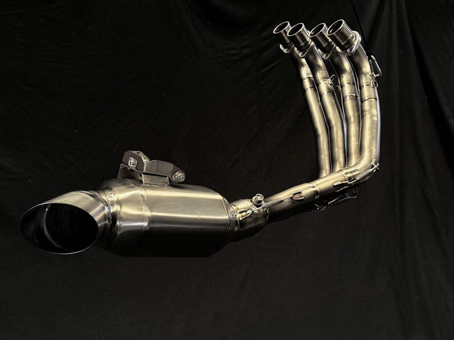 Vandemon Titanium Low Mount Exhaust System Honda CB650F 2014-2018