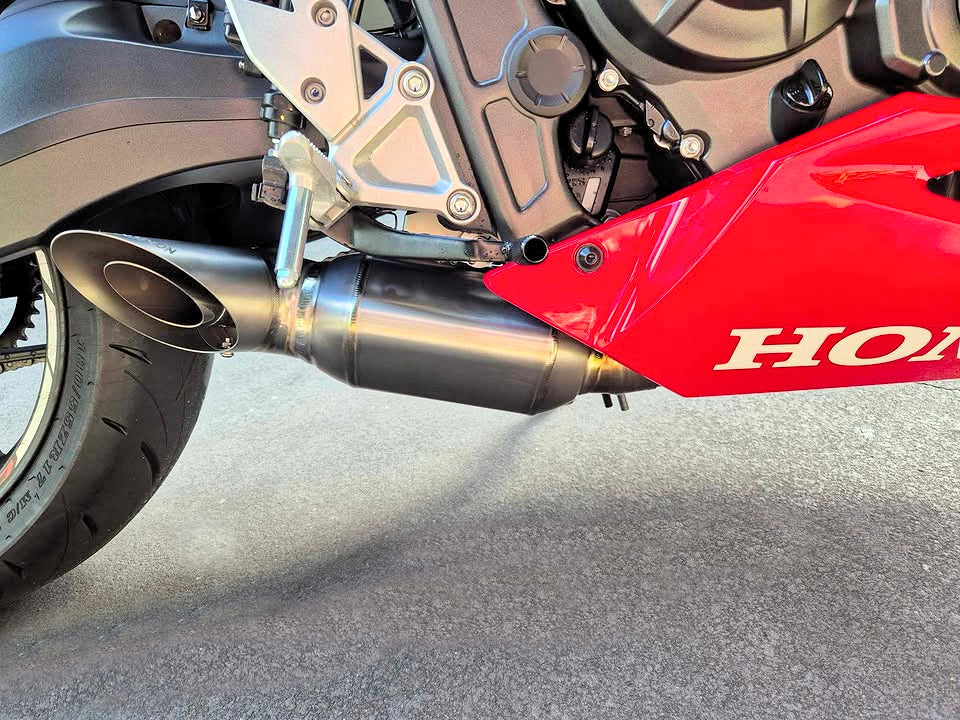 Vandemon Titanium Low Mount Exhaust System Honda CB650F 2014-2018
