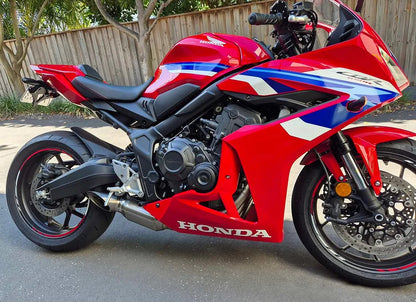 Vandemon Titanium Low Mount Exhaust System Honda CB650F 2014-2018