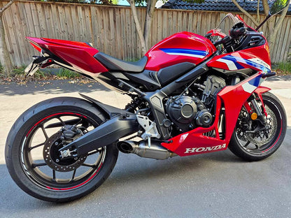 Vandemon Titanium Low Mount Exhaust System Honda CB650F 2014-2018