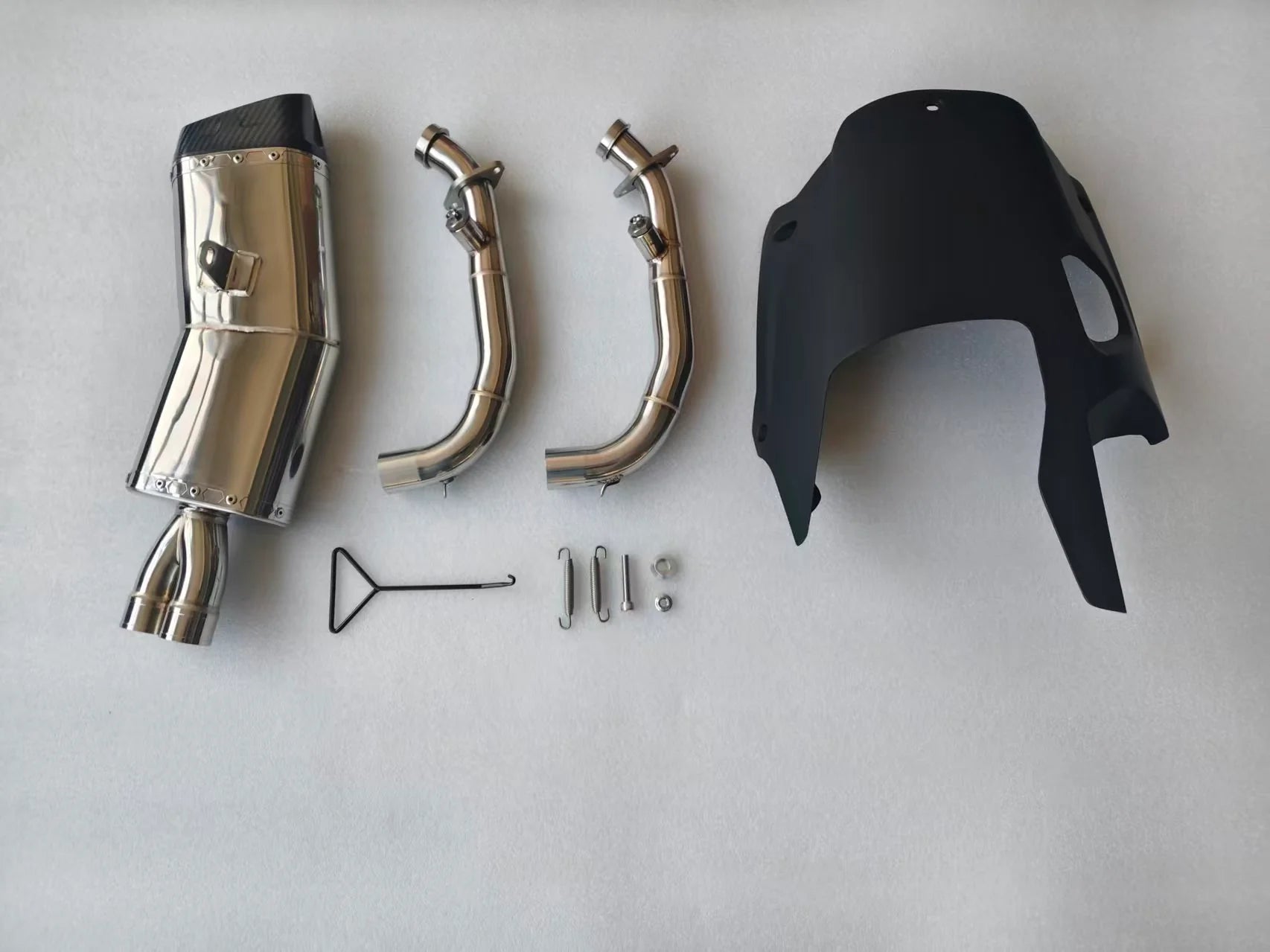 Vandemon Low Mount Single Side Exit Exhaust System CFMOTO 450SR 2025-2026 - Adventure Parts